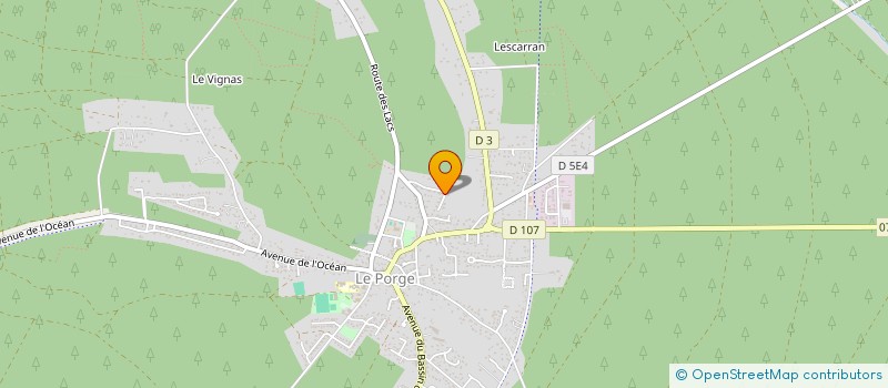 localisation de l'entreprise MADAME MARIE-LINE PILLOT  LE PORGE