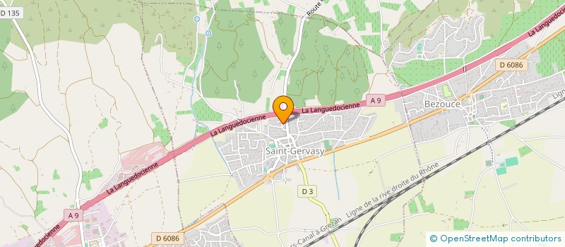 localisation de l'entreprise MADAME MARIE-LINE POZUELO  SAINT-GERVASY