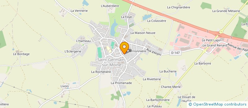 localisation de l'entreprise MADAME MARIE LINE RICHARD  SEVREMOINE