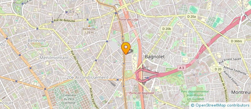 localisation de l'entreprise MADAME MARIE-LINE ROBINET  PARIS