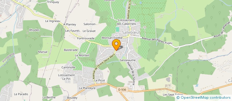 localisation de l'entreprise MADAME MARIE-LINE SAJOUS  SALLEBUF