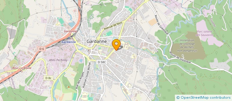 localisation de l'entreprise MADAME MARIE-LINE SCAGNET à GARDANNE