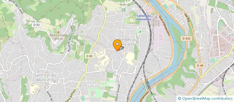 localisation de l'entreprise MADAME MARIE-LINE SEVIN  COLLONGES-AU-MONT-D'OR