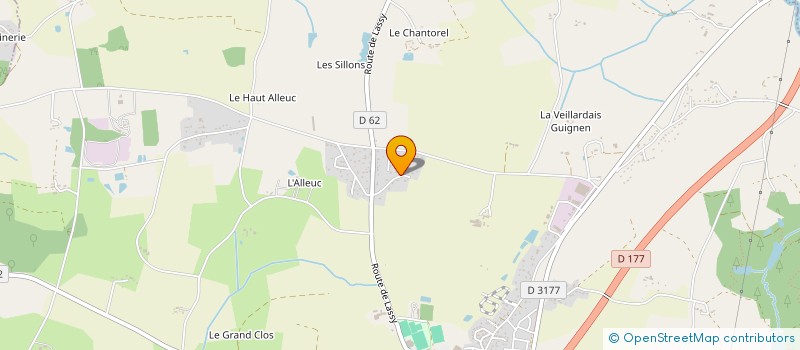 localisation de l'entreprise MADAME MARIE-LINE VALENTIN  GUIGNEN