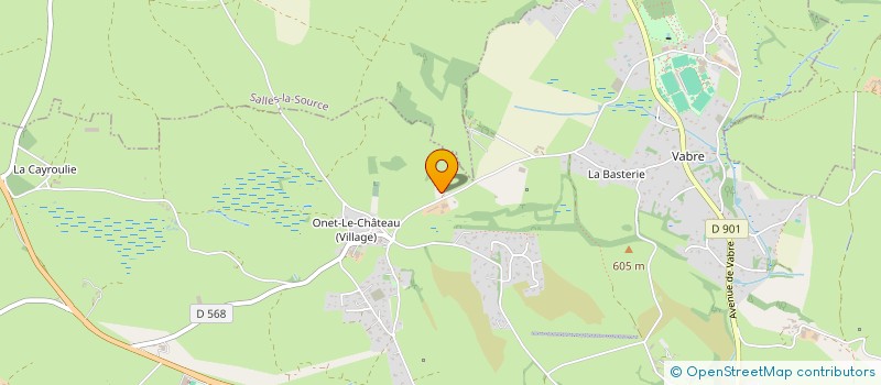 localisation de l'entreprise MADAME MARIE-LINE VIAROUGE  ONET-LE-CHATEAU