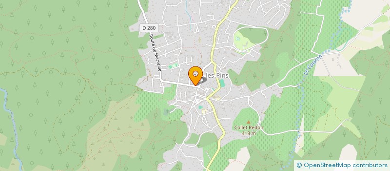 localisation de l'entreprise MADAME MARIE-LINE VOLK  NANS-LES-PINS