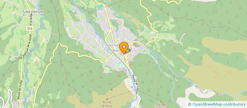 localisation de l'entreprise MADAME MARIE LIROT  VERNET-LES-BAINS