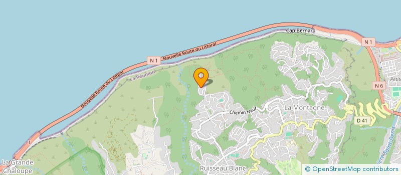 localisation de l'entreprise MADAME MARIE LISA  SAINT-DENIS