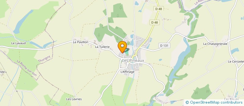 localisation de l'entreprise MADAME MARIE-LISA RENIER  LES PINEAUX