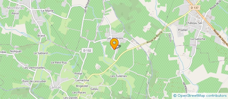 localisation de l'entreprise MADAME MARIE LISE ASTRUC  PRIGNAC-ET-MARCAMPS