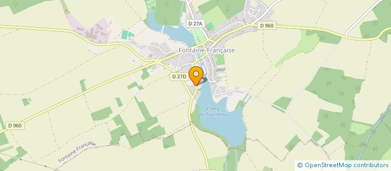 localisation de l'entreprise MADAME MARIE-LISE BOLLOTTE  FONTAINE-FRANCAISE