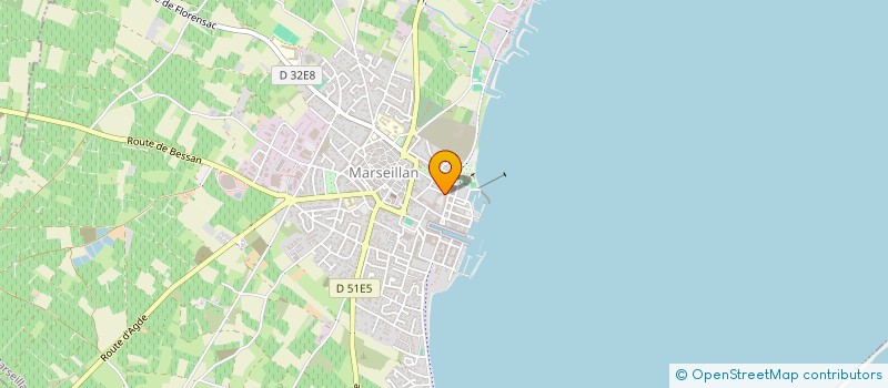 localisation de l'entreprise MADAME MARIE LISE DUMOULIN à MARSEILLAN