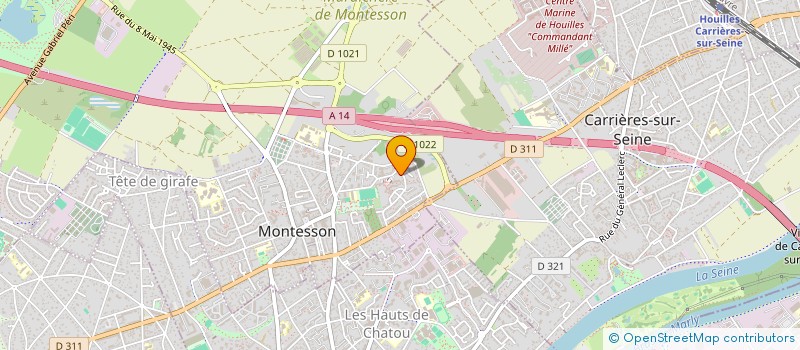 localisation de l'entreprise MADAME MARIE LISE FOIRATIER  MONTESSON