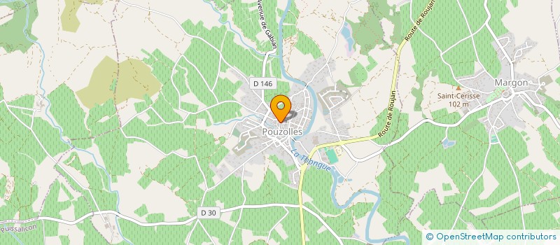 localisation de l'entreprise MADAME MARIE LISE GASSER  POUZOLLES