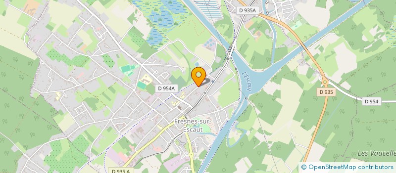 localisation de l'entreprise MADAME MARIE LISE MARCHAND  FRESNES SUR ESCAUT