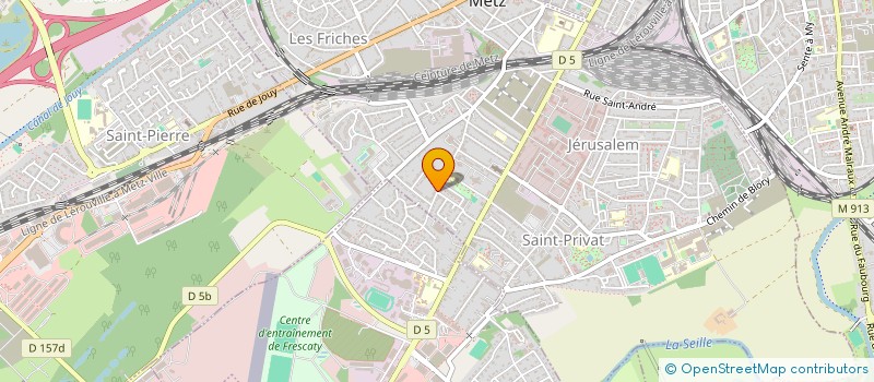 localisation de l'entreprise MADAME MARIE LISE PEVILLER à MONTIGNY-LES-METZ