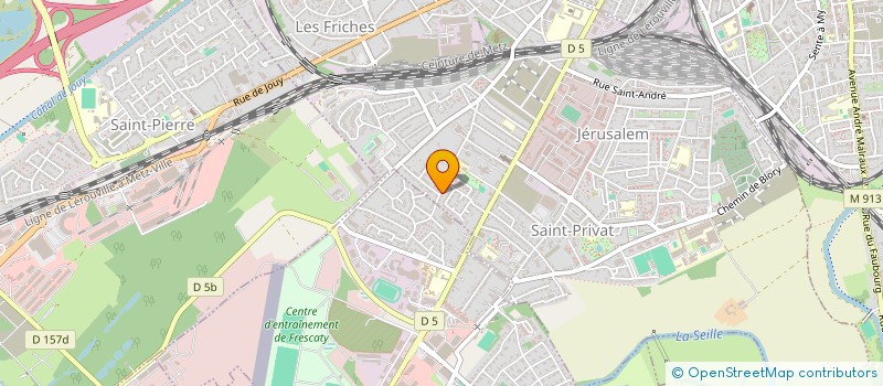 localisation de l'entreprise MADAME MARIE LISE PEVILLIER  MONTIGNY-LES-METZ