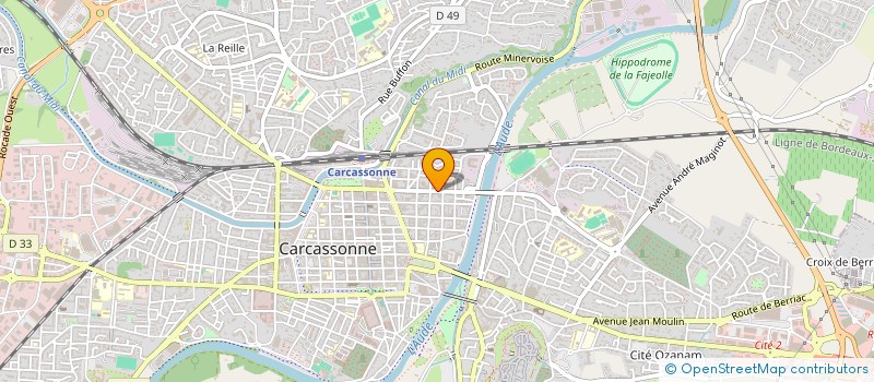 localisation de l'entreprise MADAME MARIE-LISE REMY à CARCASSONNE