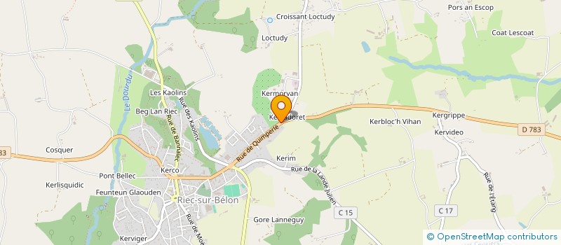 localisation de l'entreprise MADAME MARIE LISE RONDEAU  BAYE