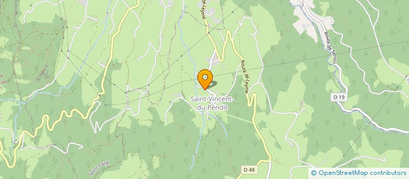 localisation de l'entreprise MADAME MARIE-LISE TROUVAIN  SAINT-VINCENT-DU-PENDIT