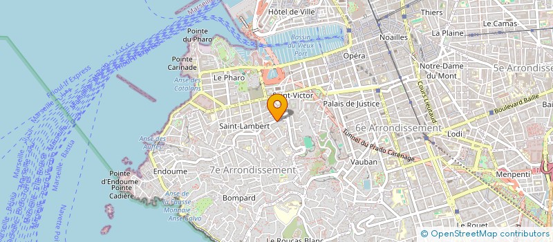 localisation de l'entreprise MADAME MARIE LITIQUE  MARSEILLE