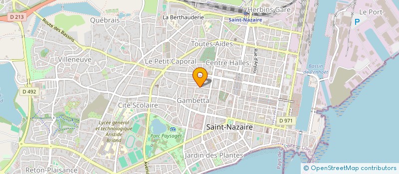 localisation de l'entreprise MADAME MARIE LIVET à SAINT-NAZAIRE