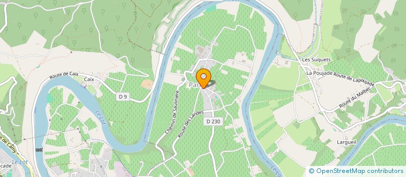 localisation de l'entreprise MADAME MARIE LLORCA  PARNAC