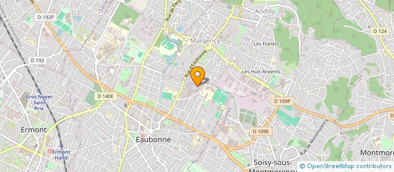 localisation de l'entreprise MADAME MARIE LOBRUM  EAUBONNE