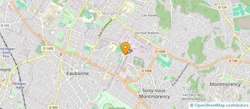 localisation de l'entreprise MADAME MARIE LOCHARD  SOISY-SOUS-MONTMORENCY