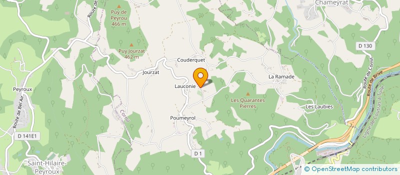 localisation de l'entreprise MADAME MARIE LOCHE  CORNIL