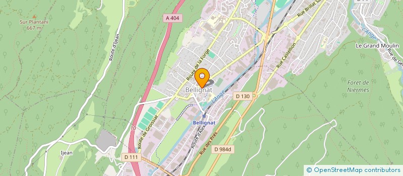 localisation de l'entreprise MADAME MARIE LOGEAIS  BELLIGNAT