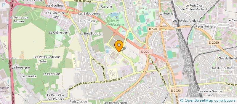 localisation de l'entreprise MADAME MARIE-LOIC HOUELLEU  SARAN