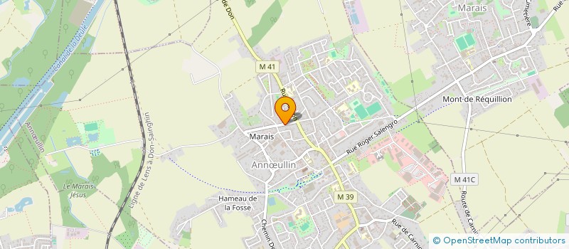 localisation de l'entreprise MADAME MARIE LOISON  ANNULLIN