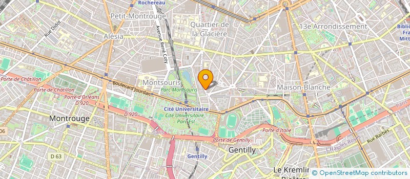 localisation de l'entreprise MADAME MARIE LOISY  PARIS