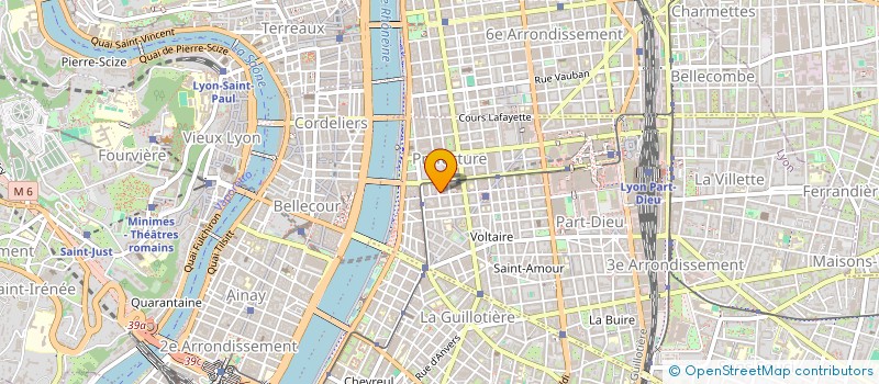 localisation de l'entreprise MADAME MARIE LOMBARD  LYON