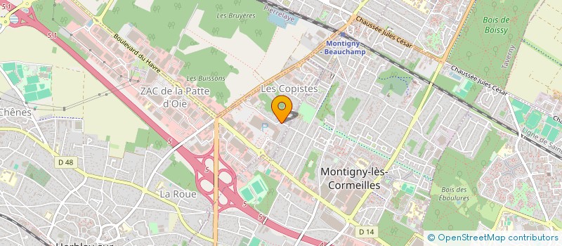 localisation de l'entreprise MADAME MARIE LOMBARDO  HERBLAY-SUR-SEINE