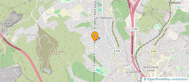 localisation de l'entreprise MADAME MARIE LONGI à LES PENNES-MIRABEAU