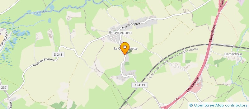 localisation de l'entreprise MADAME MARIE LOOTEN  BEUVREQUEN