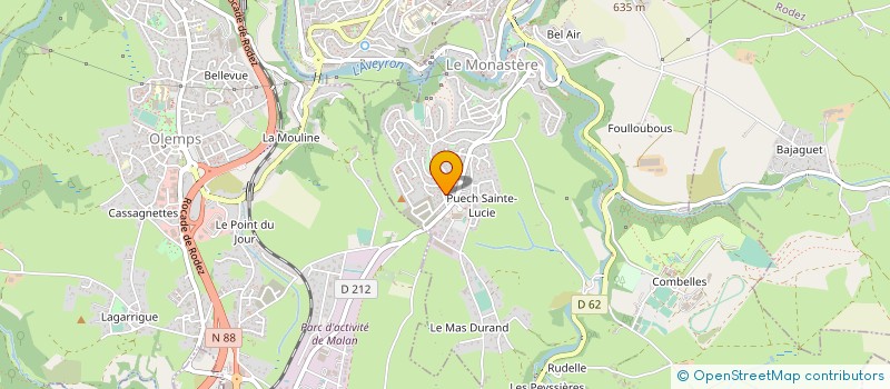 localisation de l'entreprise MADAME MARIE LOPES  LE MONASTERE