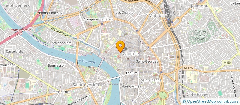 localisation de l'entreprise MADAME MARIE LOPEZ  TOULOUSE