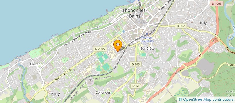 localisation de l'entreprise MADAME MARIE LOPEZ à THONON-LES-BAINS