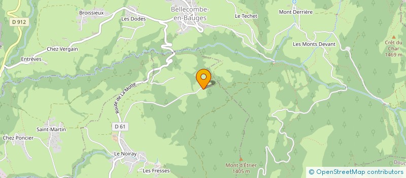 localisation de l'entreprise MADAME MARIE LOPEZ  LA MOTTE-EN-BAUGES