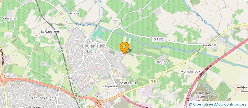 localisation de l'entreprise MADAME MARIE LOPEZ  BOUJAN-SUR-LIBRON