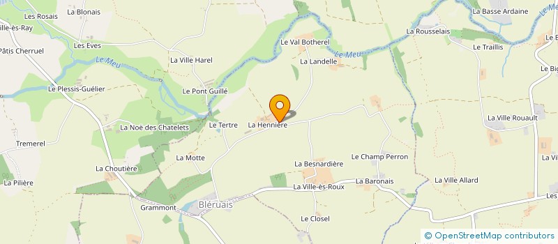 localisation de l'entreprise MADAME MARIE LORAND à BLERUAIS