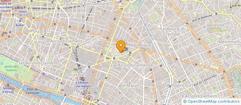 localisation de l'entreprise MADAME MARIE LORHO à PARIS