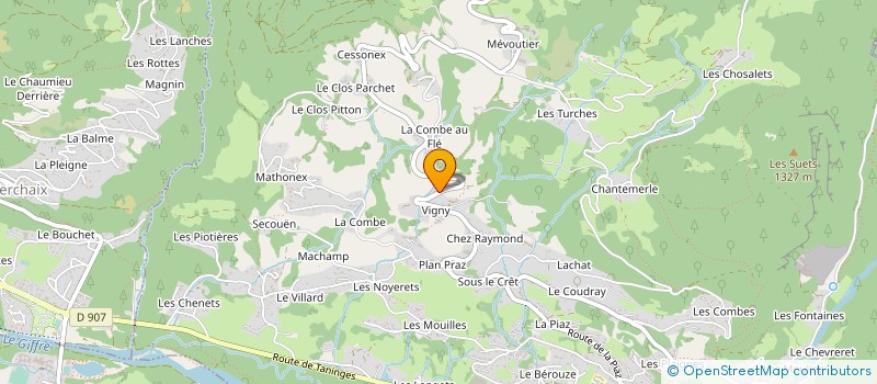 localisation de l'entreprise MADAME MARIE LORIOT à SAMOENS