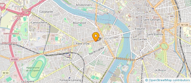 localisation de l'entreprise MADAME MARIE-LOU CLAPIER  TOULOUSE