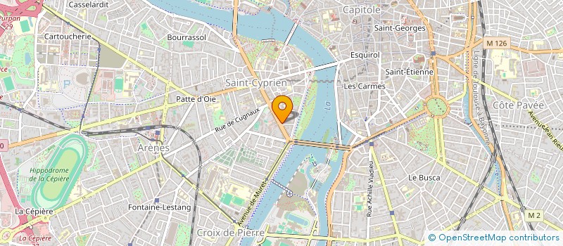 localisation de l'entreprise MADAME MARIE-LOU COUPAT  TOULOUSE