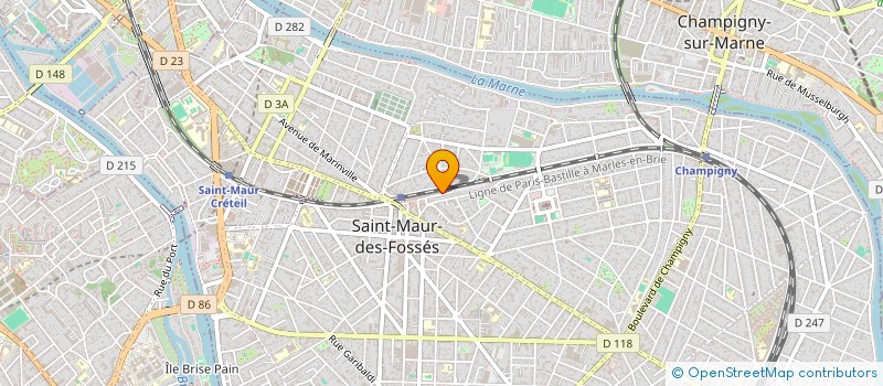 localisation de l'entreprise MADAME MARIE-LOU DESCHAMPS  PARIS