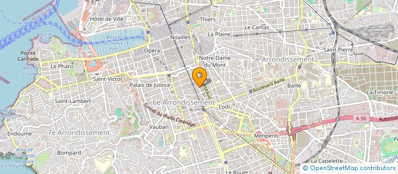 localisation de l'entreprise MADAME MARIE-LOU FOURRE  MARSEILLE